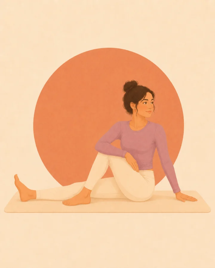 Bloating: gentle poses that help you digest